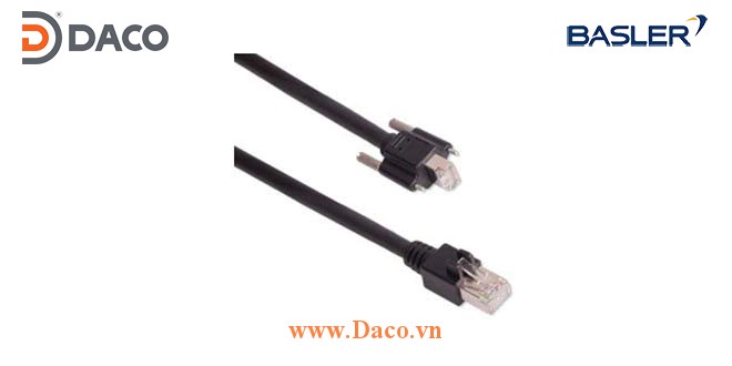 Cáp Cable GigE Cat 6, S/STP, 1x screw lock vertical, DrC, 20 m Data Cable GigE, 20.0 m
