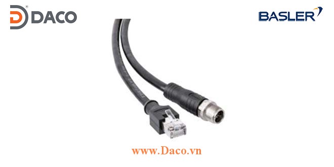 Cáp Cable GigE M12, M, 8P/RJ45, 10 m Data Cable GigE, 10.0 m