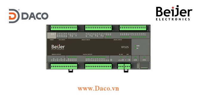 BCS-XP325 Beijer Bộ điều khiển PLC Nexto Xpress 32 DI/O, 9 AI/O, 2 RTD, Ethernet, Serial, USB, CAN, CANopen Master, 24VDC