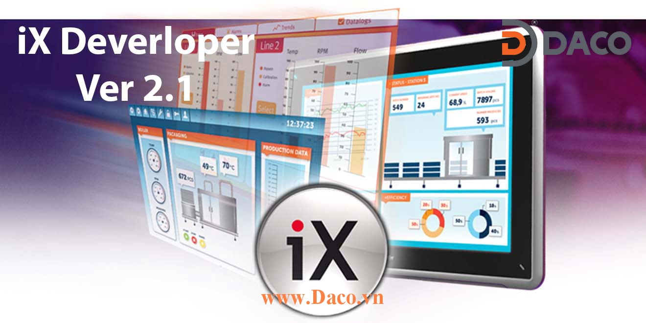 iX Deverloper 2.1 Phần mềm lập trình HMI SCADA Beijer