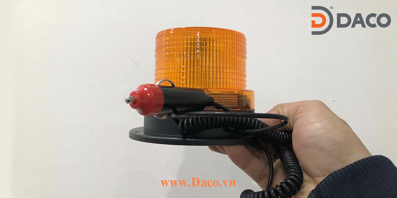 LED-13-Y Đèn báo hiệu cho xe Φ130 LED 12/24VDC Tẩu nguồn