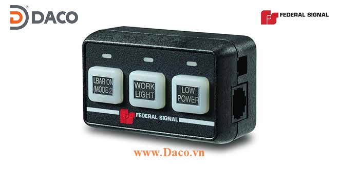 Three-Button Controller Bộ điều khiển chế độ đèn 3 nút nhấn Lightbar Federal Signal