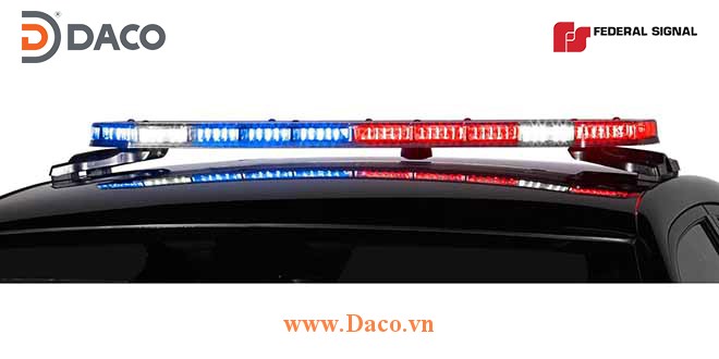 INTG Đèn hộp LightBar Police Integrity 110-130 cm xe ưu tiên Federal Signal-USA Mỹ