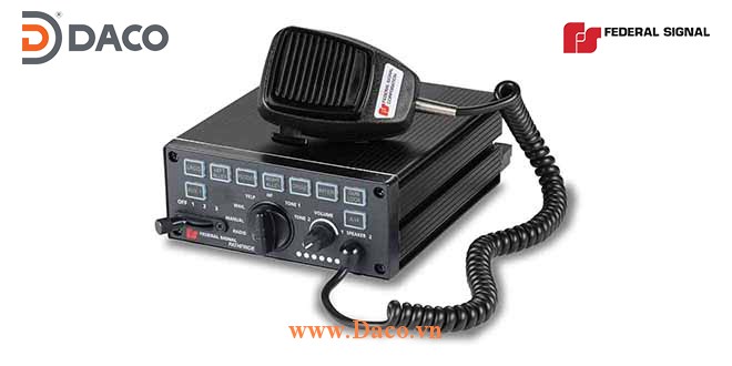 PF200 Bộ tạo tín hiệu còi hú Siren Amplifier & Điều khiển đèn Federal Signal Công suất 100/200W, 12/24 VDC