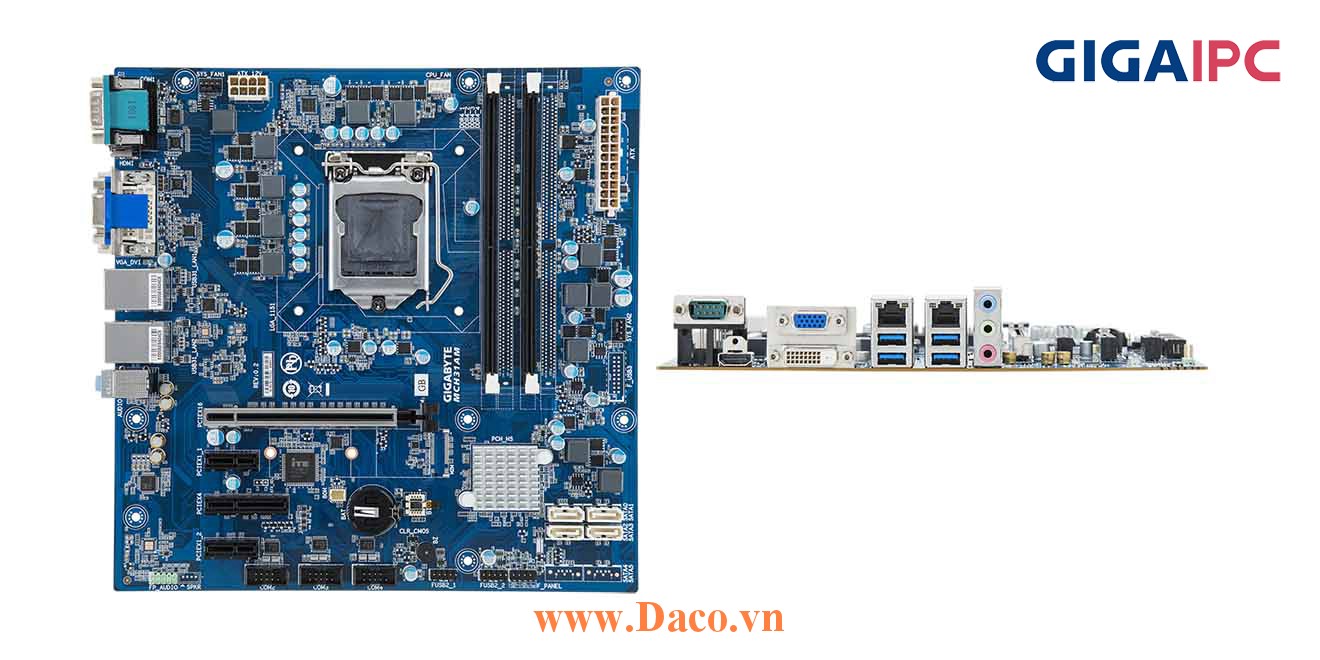 uATX-H370A Main máy tính công nghiệp Intel® Core™ Processor thế hệ 8th, 2xDDR4 RAM, PCIe Slot, 2xGbE LAN, 4xCOM, 10xUSB, 6xSata 6Gb/s