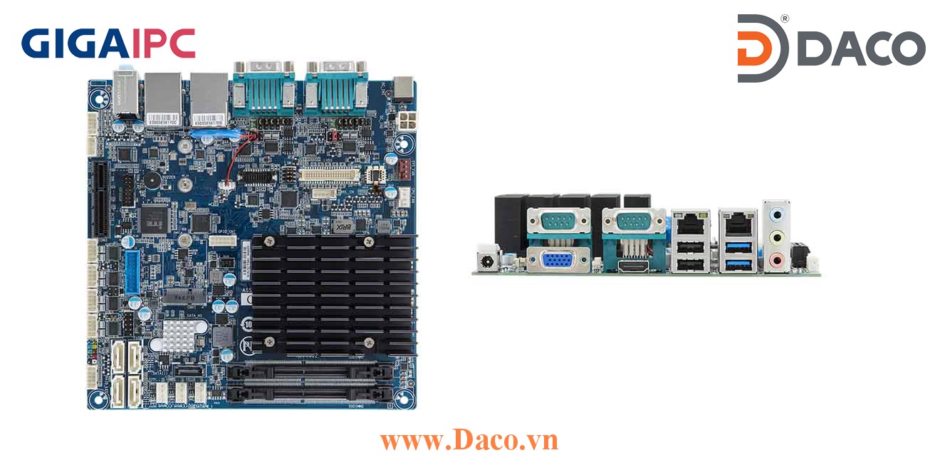 mITX-4105A Main máy tính công nghiệp  Intel® J4105 Processor, 2xDDR4 RAM, PCIe Slot, 2xGbE LAN, 6xCOM, 8xUSB, 5xSata 6Gb/s