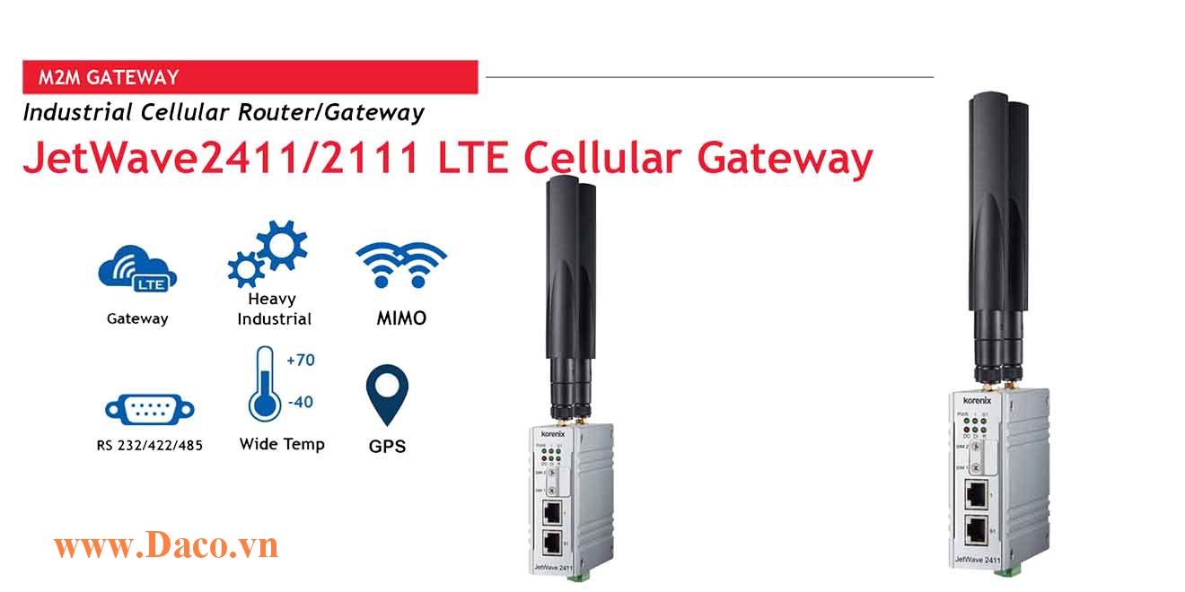 JetWave 2411 LTE Cellular Gateway