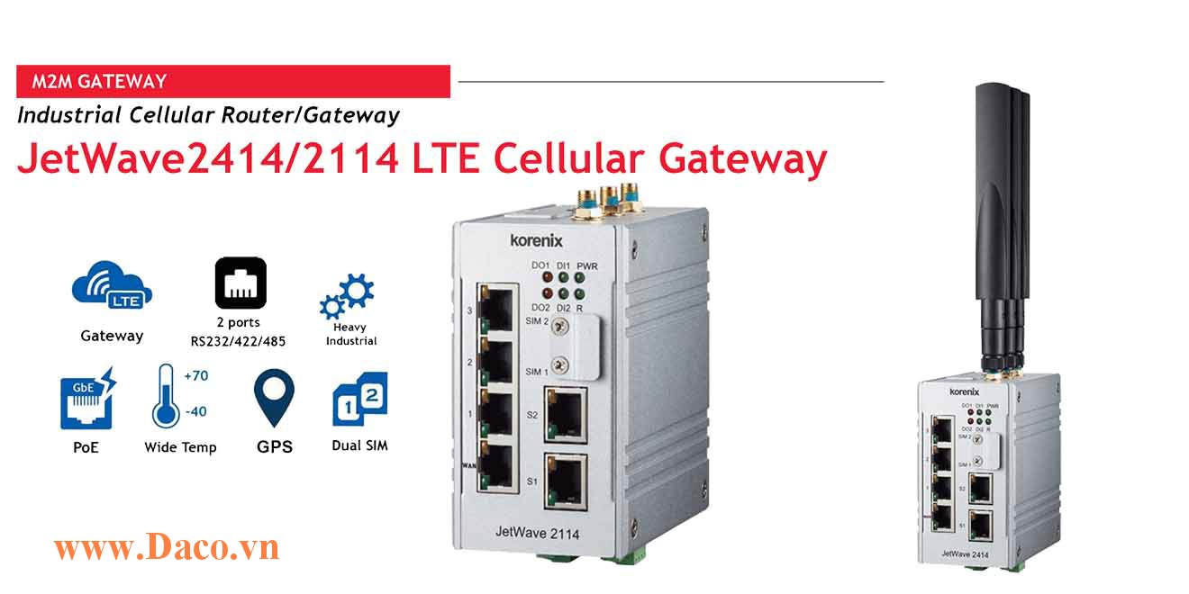 JetWave 2414 LTE Cellular Gateway