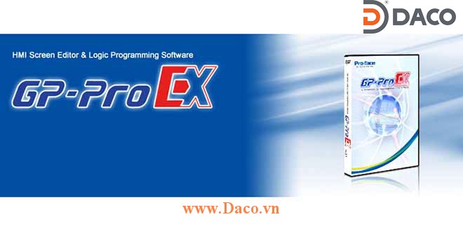 GP-Pro EX V4 Phần mềm  PFXEXEDV40 lập trình màn hình cảm ứng HMI Proface
