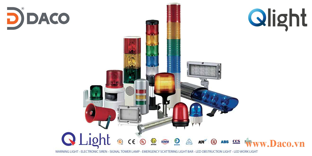 Các loại chứng chỉ sản phẩm Đèn loa còi báo hiệu Qlight
