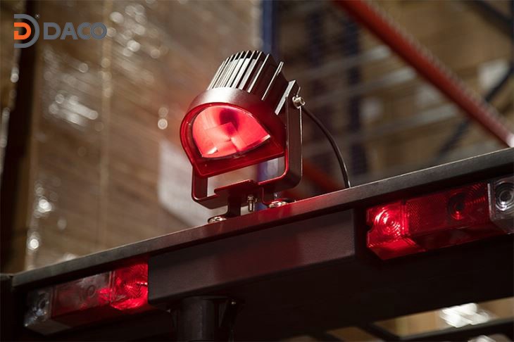 Đèn rọi vùng an toàn chữ U cho xe Forklift FLSZUL-1081M-R LED, Đỏ, 10-80VDC, 10W, IP67
