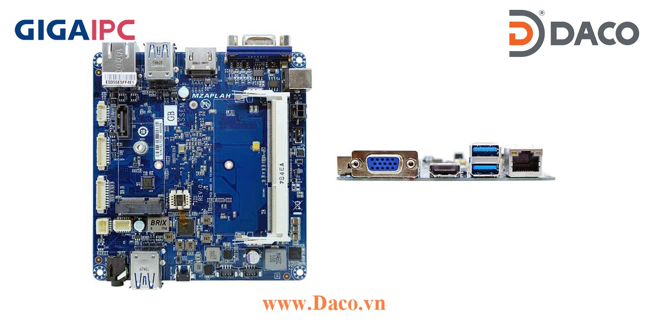 QBi-4200A Embedded Compact Board with Intel® N4200 Processor, DDR3L memory, 1 x COM, 1 x SATA 6Gb/s, 7 x USB, EMMC