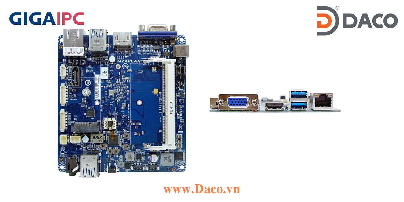 QBi-5005B Embedded Compact Board with Intel® J5005 Processor, DDR4 memory, 1 x COM, 2 x SATA 6Gb/s, 6 x USB