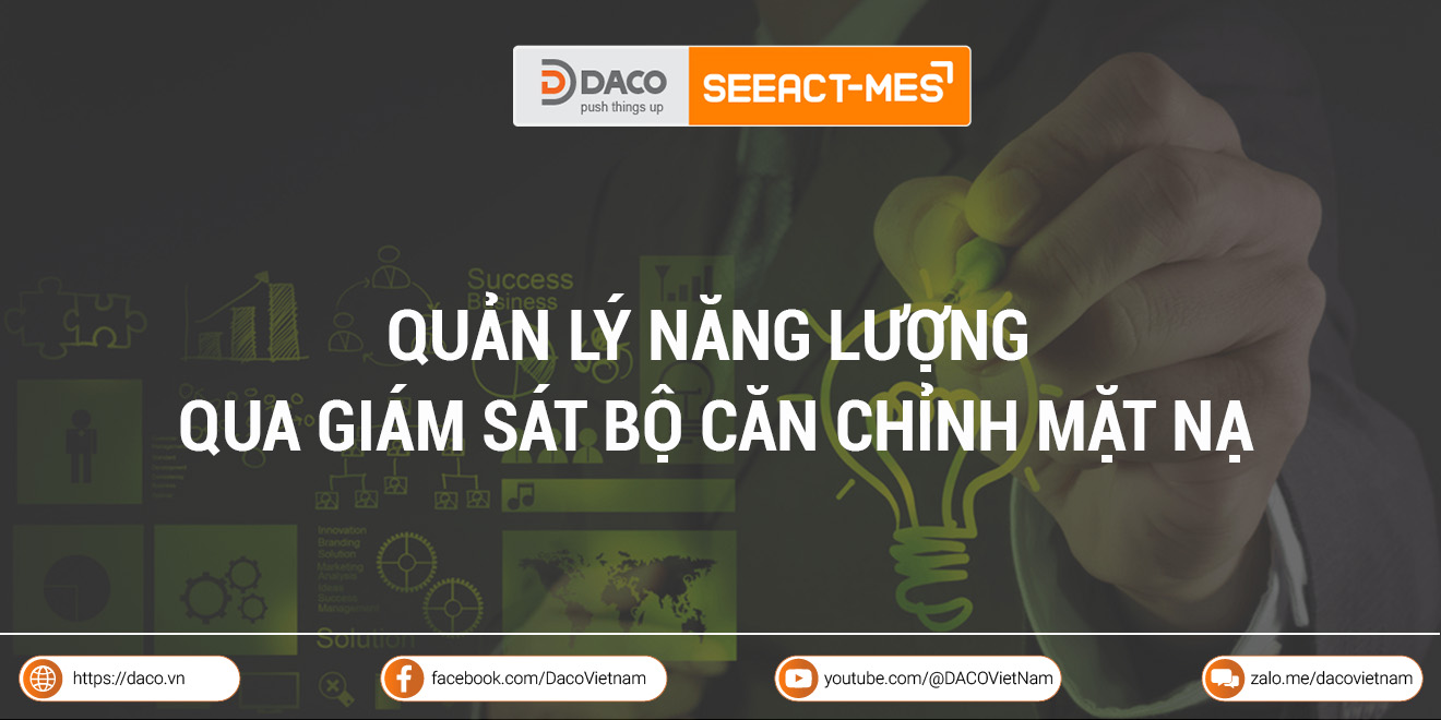 Giải pháp quản lý năng lượng qua giám sát bộ căn chỉnh mặt nạ