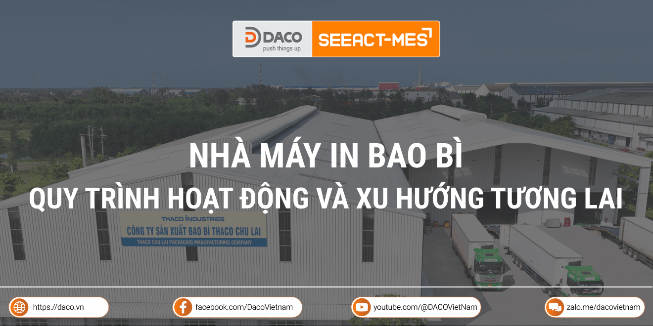 Nhà máy in bao bì: Quy trình hoạt động và xu hướng tương lai