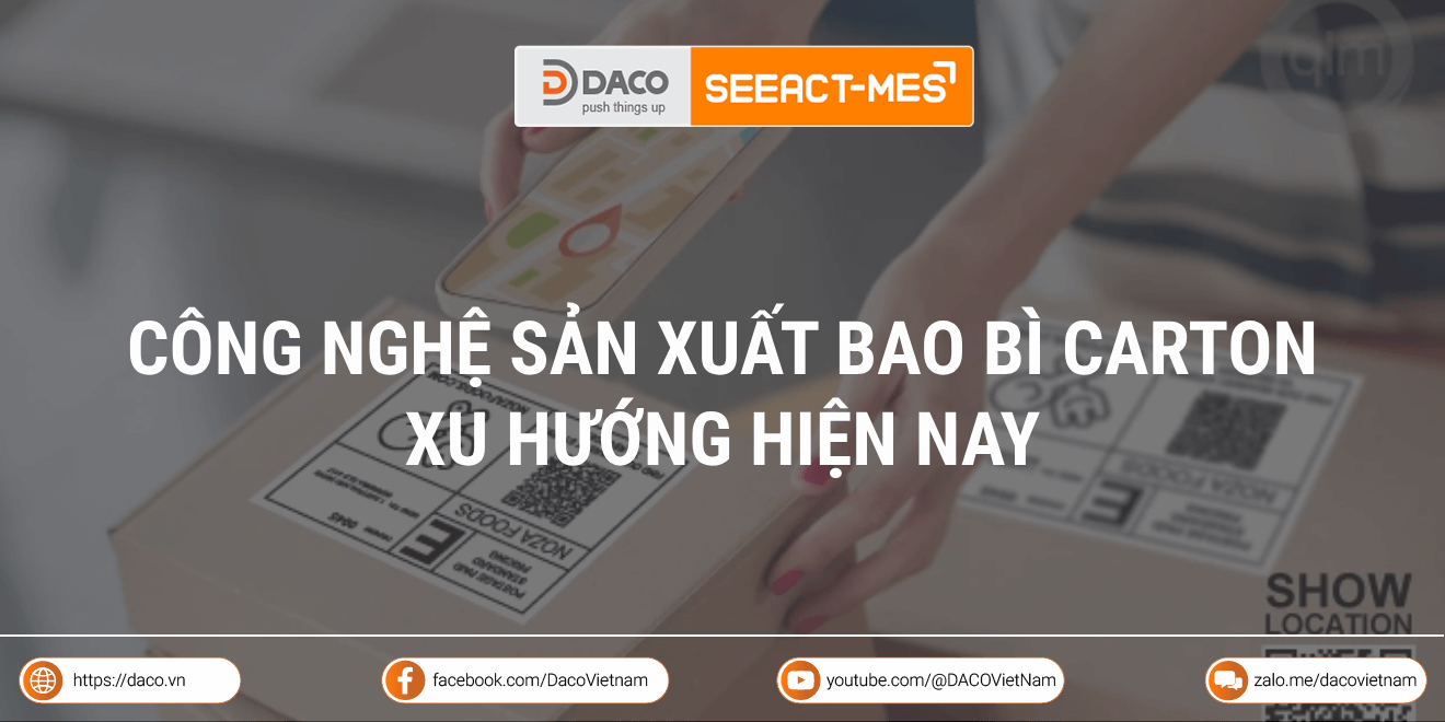 Công nghệ sản xuất bao bì carton và xu hướng hiện nay