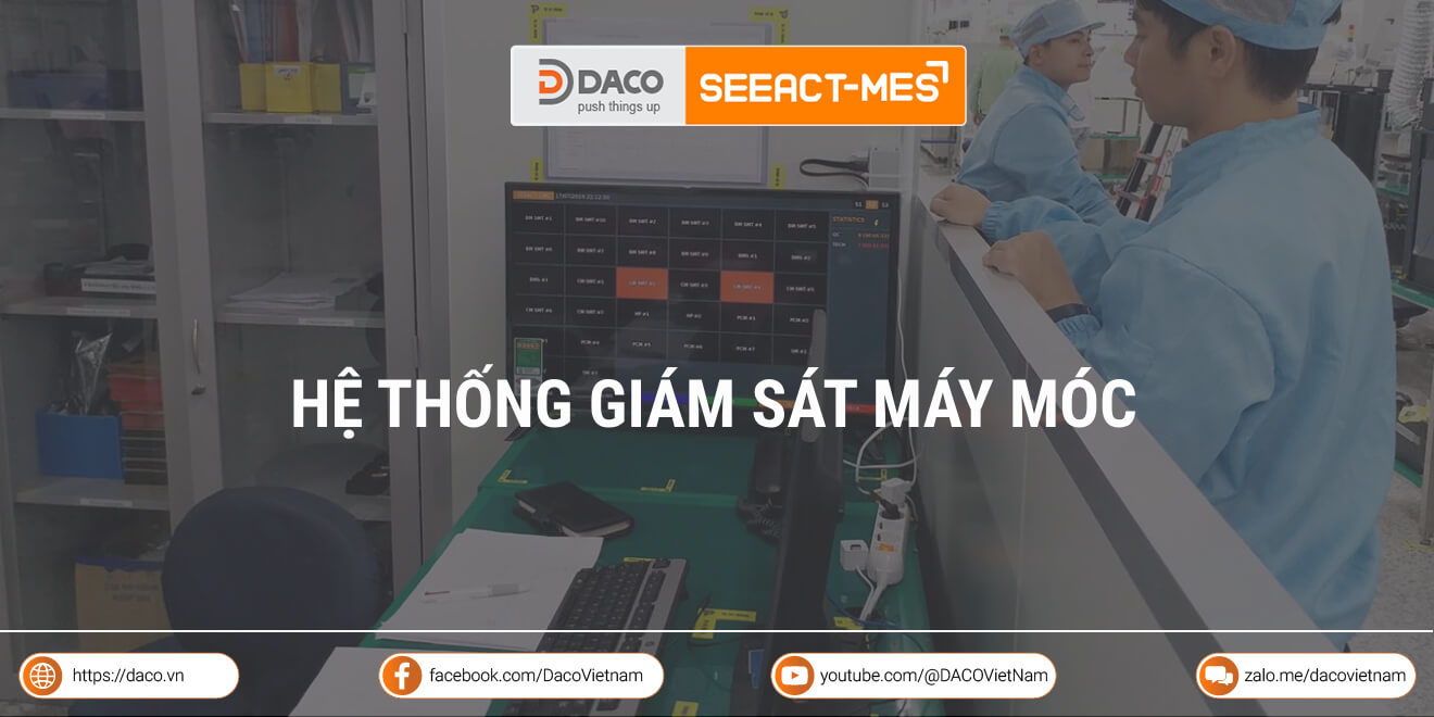 Hệ thống giám sát máy móc - Giải pháp nâng cao hiệu quả sản xuất