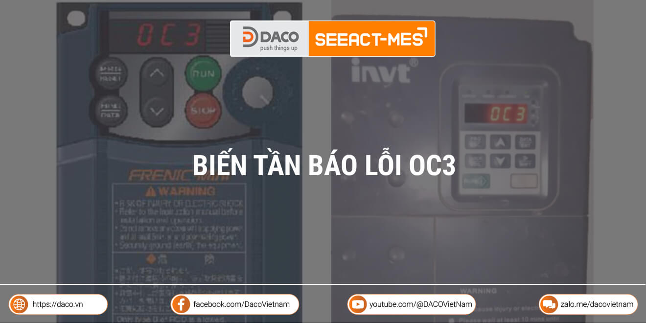 Biến tần báo lỗi OC3 là gì? - Nguyên nhân & hướng dẫn khắc phục