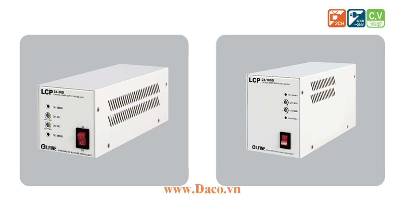 LCP-30D Bộ điều khiển đèn chiếu ổn định điện áp 30W-2Kênh