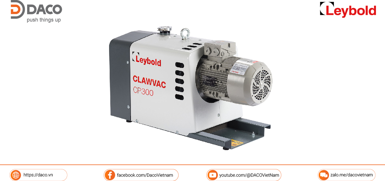 CLAWVAC CP 1000 Bơm chân không khô không dầu công nghiệp Leybold