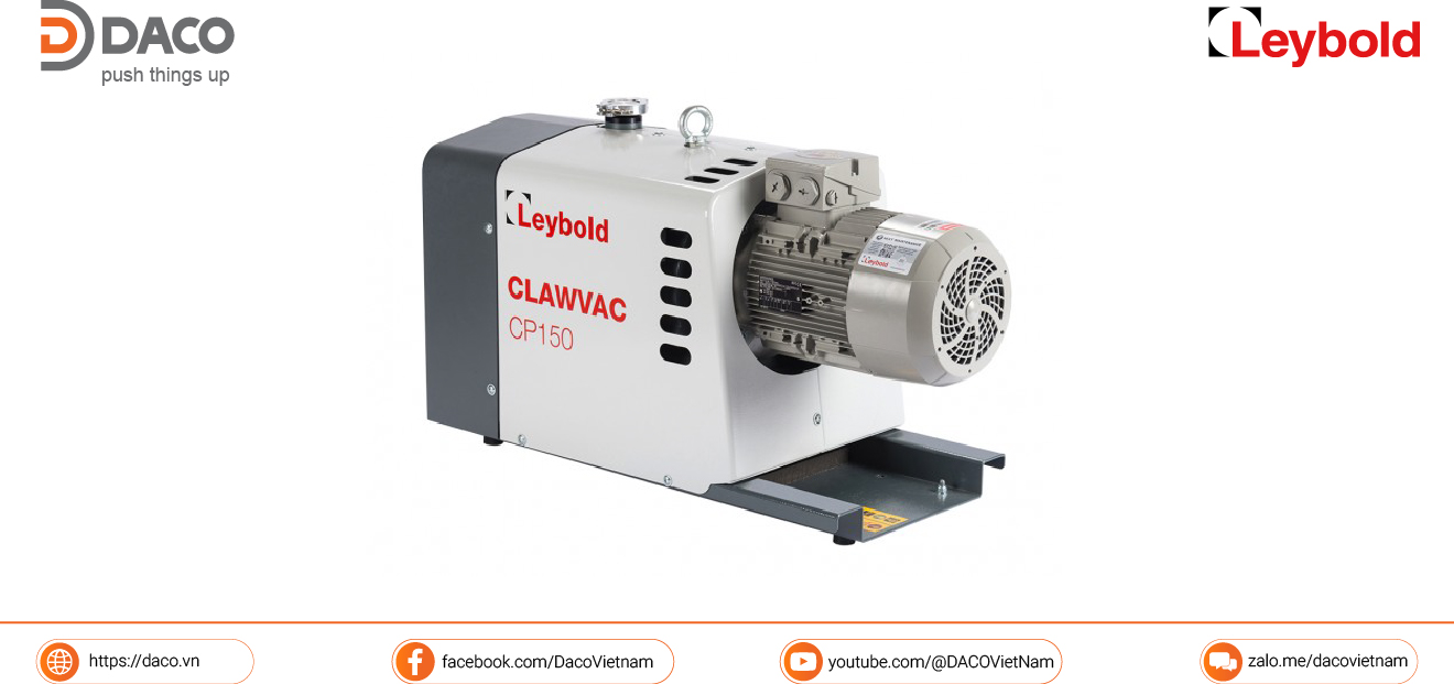 CLAWVAC CP 150 Bơm chân không khô không dầu công nghiệp Leybold