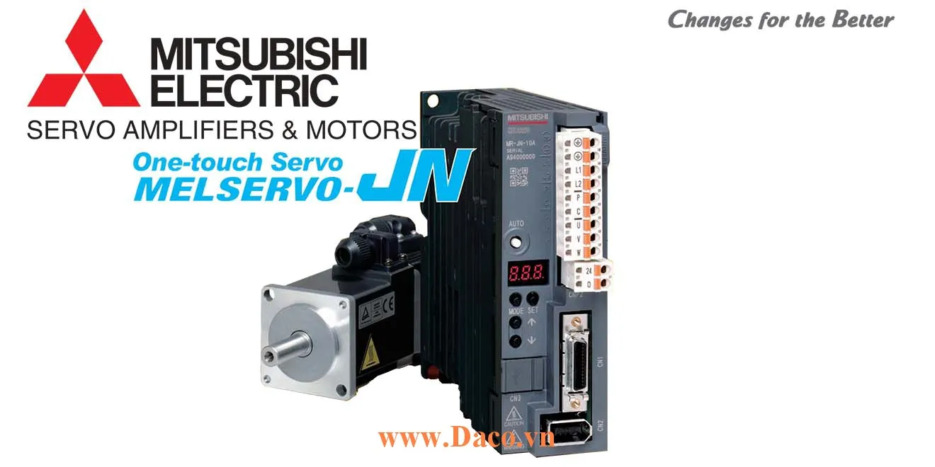 MR-JN Bộ điều khiển động cơ Servo Mitsubishi 0.1 KW~0.4 KW, 1 Pha 220VAC/110VAC