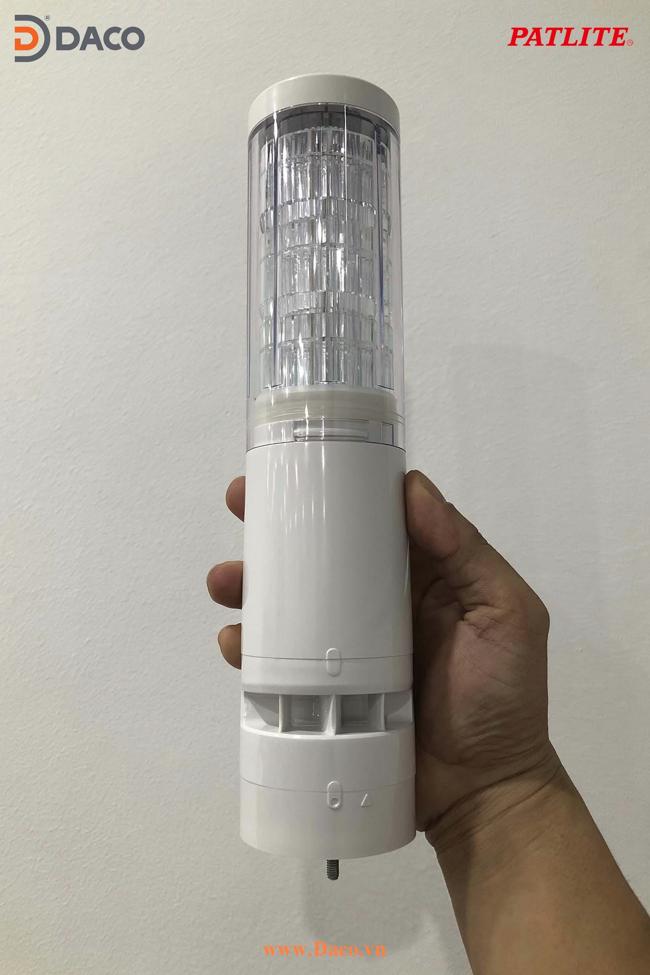 LR6-3DTNWB Hình ảnh thực tế Đèn tháp Kaizen Đa Màu-Hoạt Động theo thời gian Φ60 Patlite