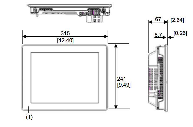 Màn hình HMI PFXSP5600TAD 12.1 inch của hãng 