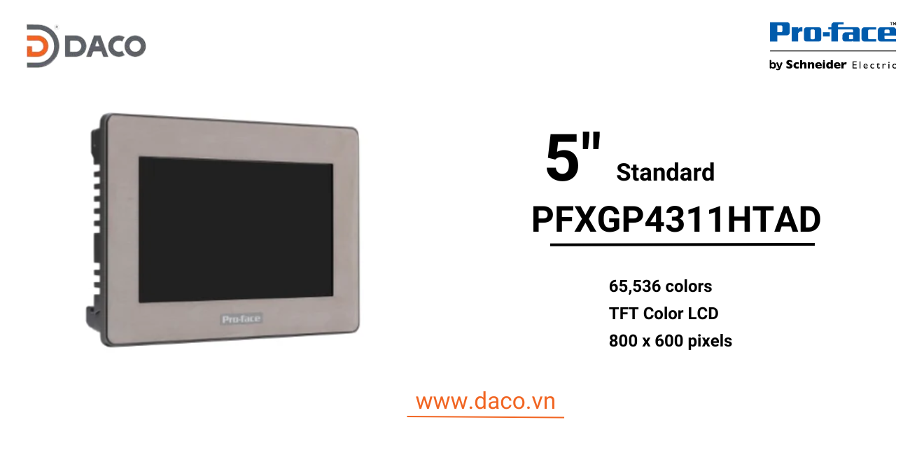 PFXGP4311HTADERK Màn hình cảm ứng HMI Proface GP4000H 5.7 inch RS232, RS485, LAN