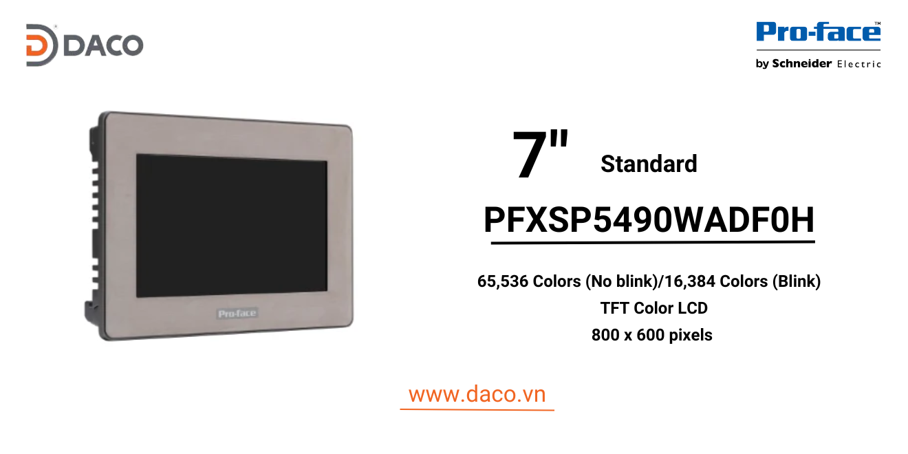 PFXSP5490WADF0H Màn hình cảm ứng HMI Proface SP5000X 7 inch RS232, RS485, LAN