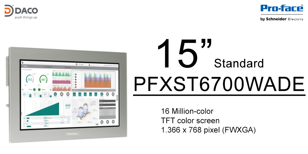 PFXST6700WADE (ST 6700WAD) (ST-6700WA) Màn hình cảm ứng HMI Proface 15 Inch Màn hình màu Series ST6000