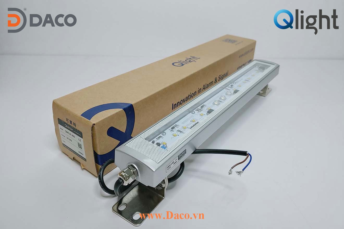 QMFLN-500-24 Đèn LED Chiếu sáng máy Công cụ-Chống Dầu-Nước Qlight Hàn Quốc dài 200mm, 24VDC