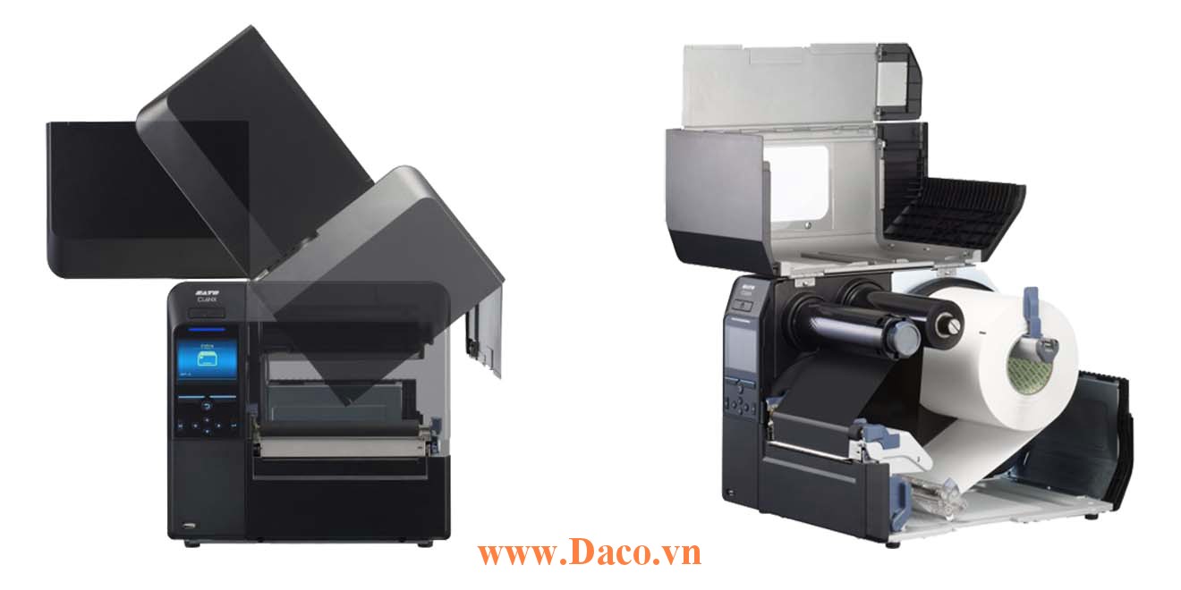 CL6NX Máy in nhiệt nhãn giấy công nghiệp Sato, Khổ giấy max 167mm, 6 Inch