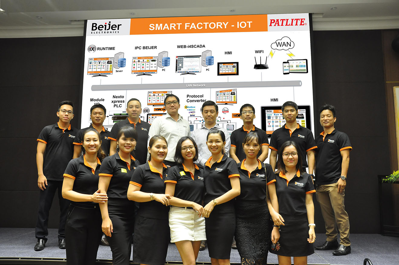 Hội Thảo Smart Factory-Nhà Máy Thông Minh-IoT 4.0-Ứng Dụng Sản Phẩm Beijer & Patlite